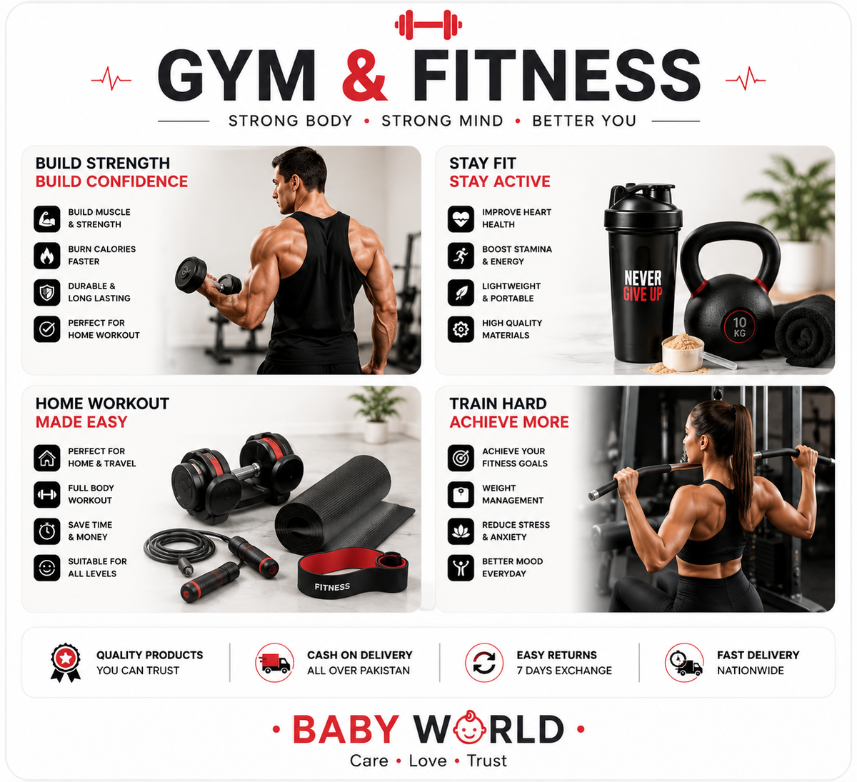 Gym & Fitness Products