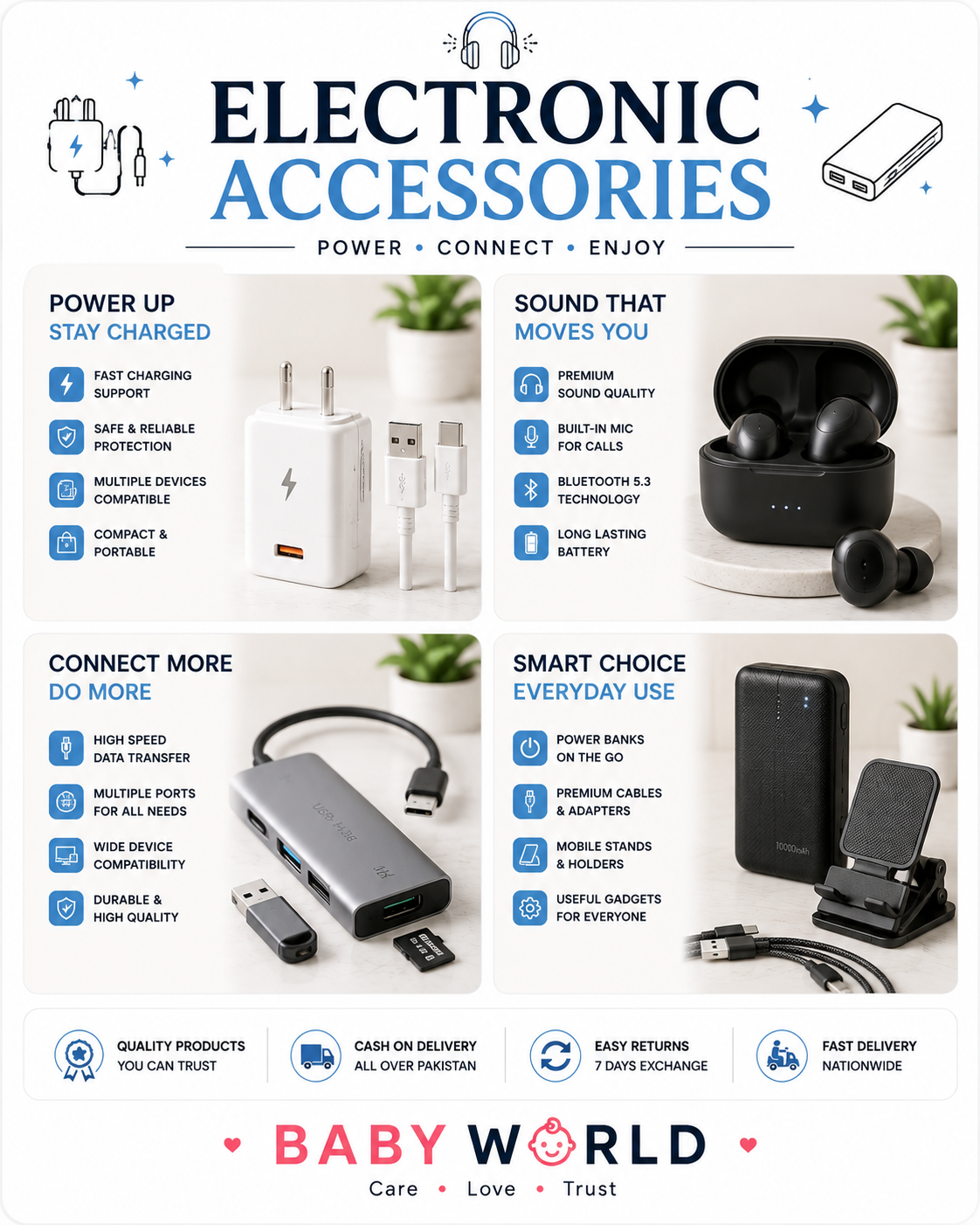 Electronic Accessories in Pakistan