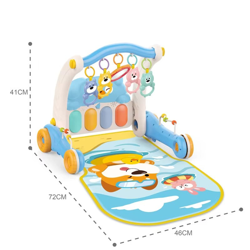 2 in 1 Baby Piano Rack & Walker (imported)