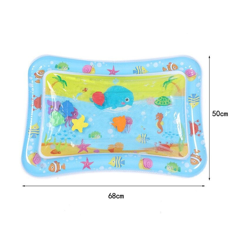Inflatable Baby Water Play Mat | Tummy Time Activity Mat for Infants