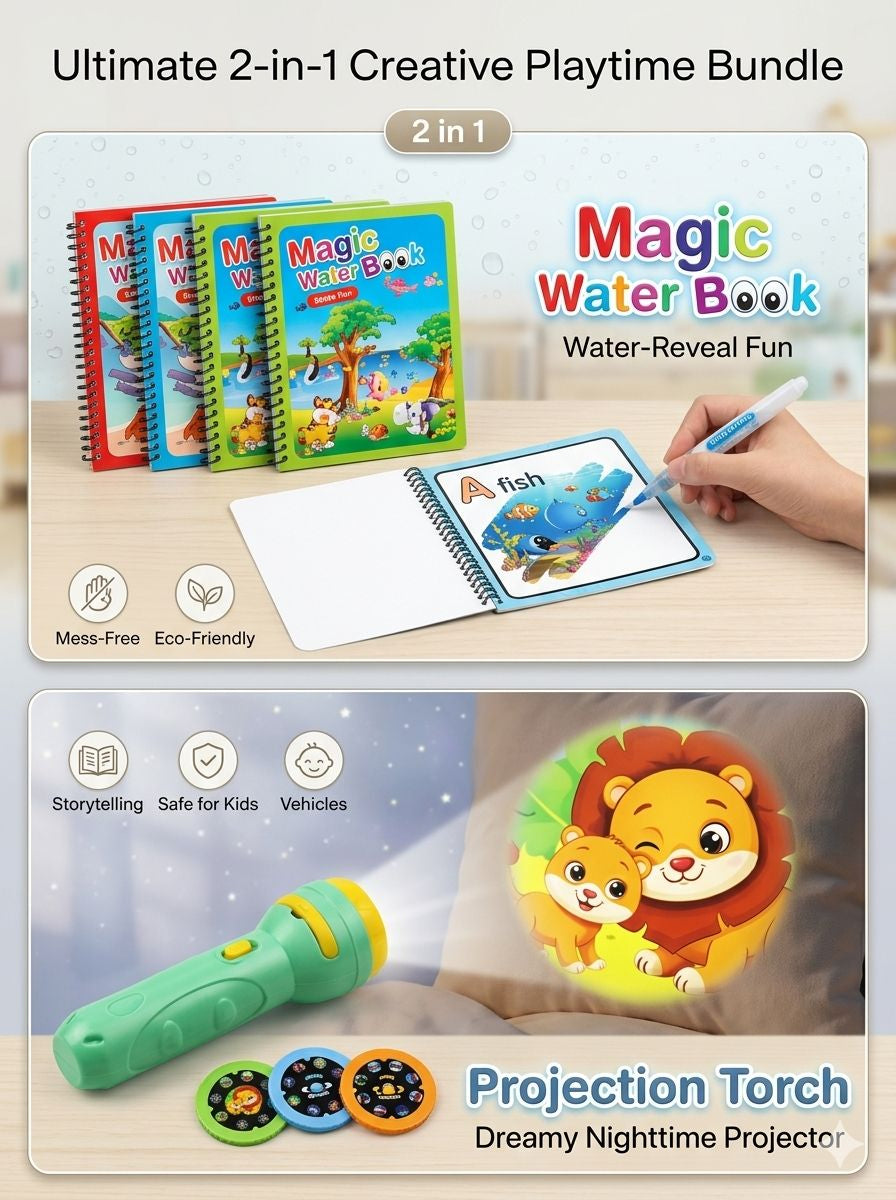 Magic Water Coloring Book for Kids