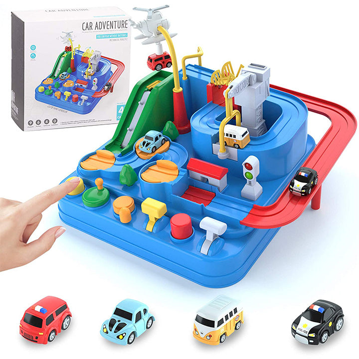 Car Adventure Toy Track Set for Kids
