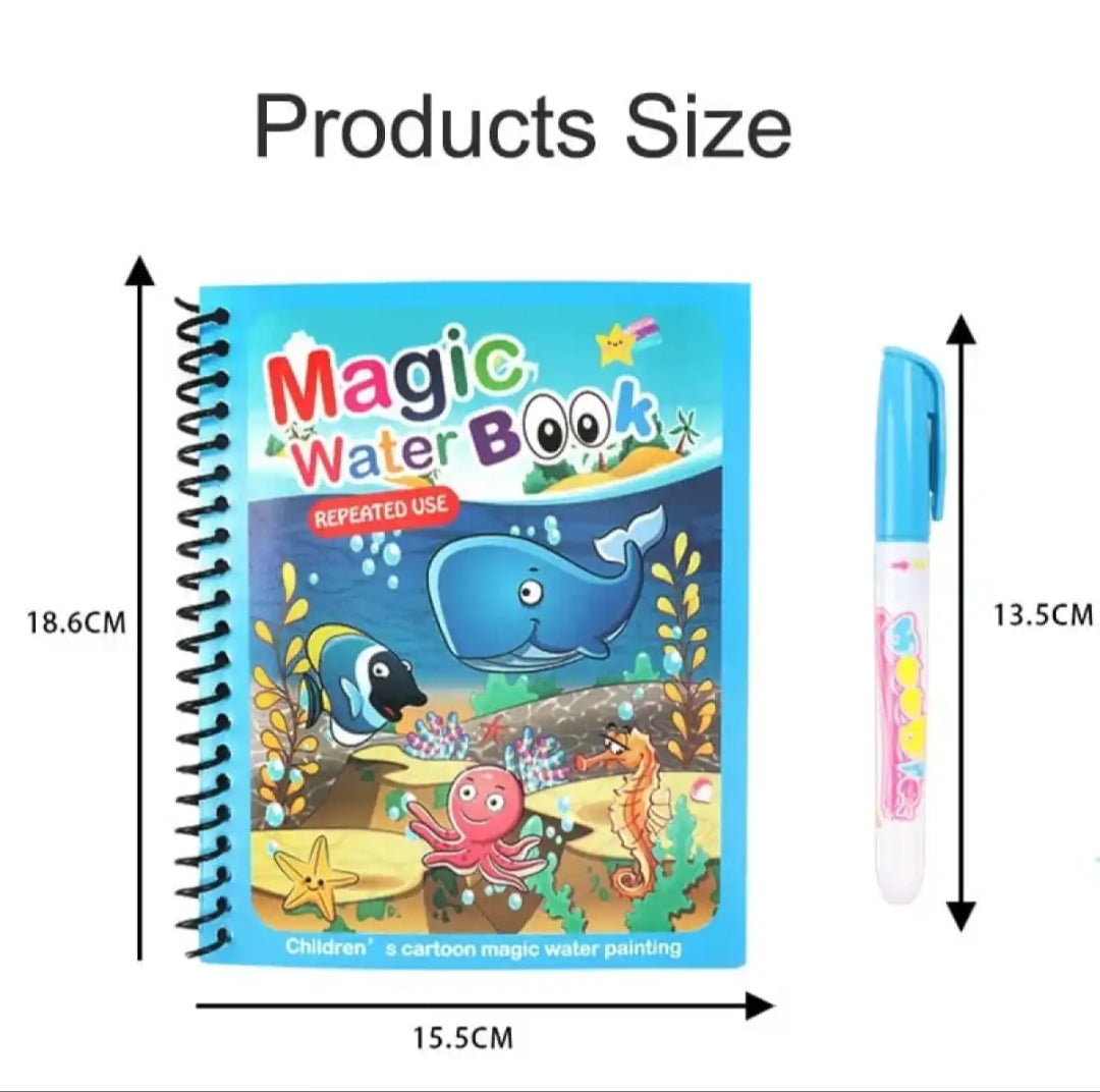 Magic Water Coloring Book for Kids