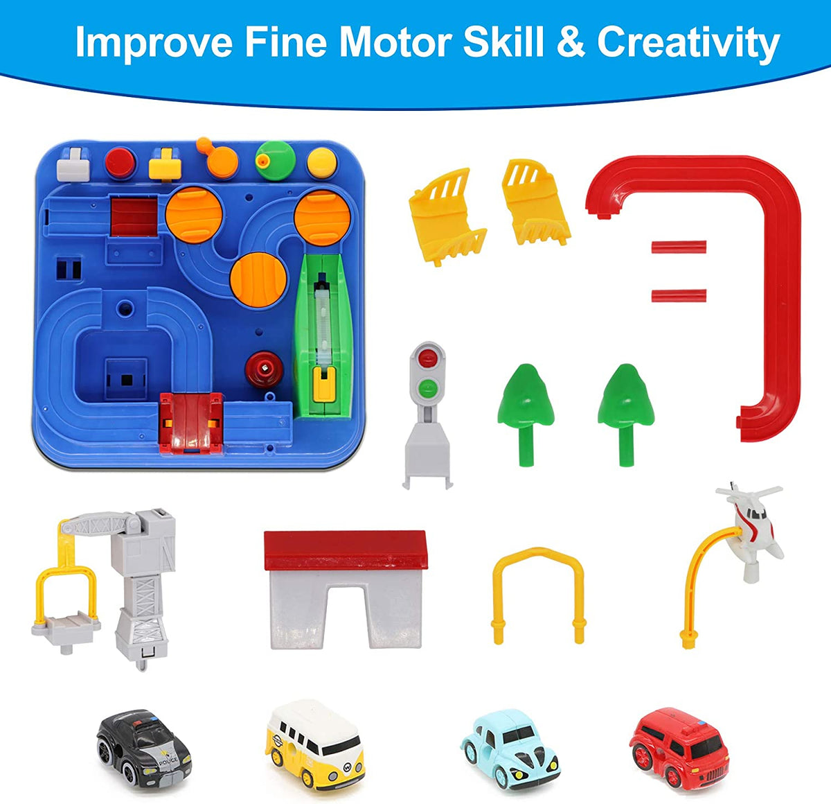 Car Adventure Toy Track Set for Kids