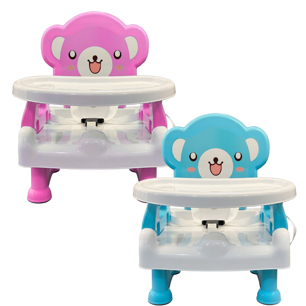 Cute Bear Baby Feeding Chair with Removable Tray