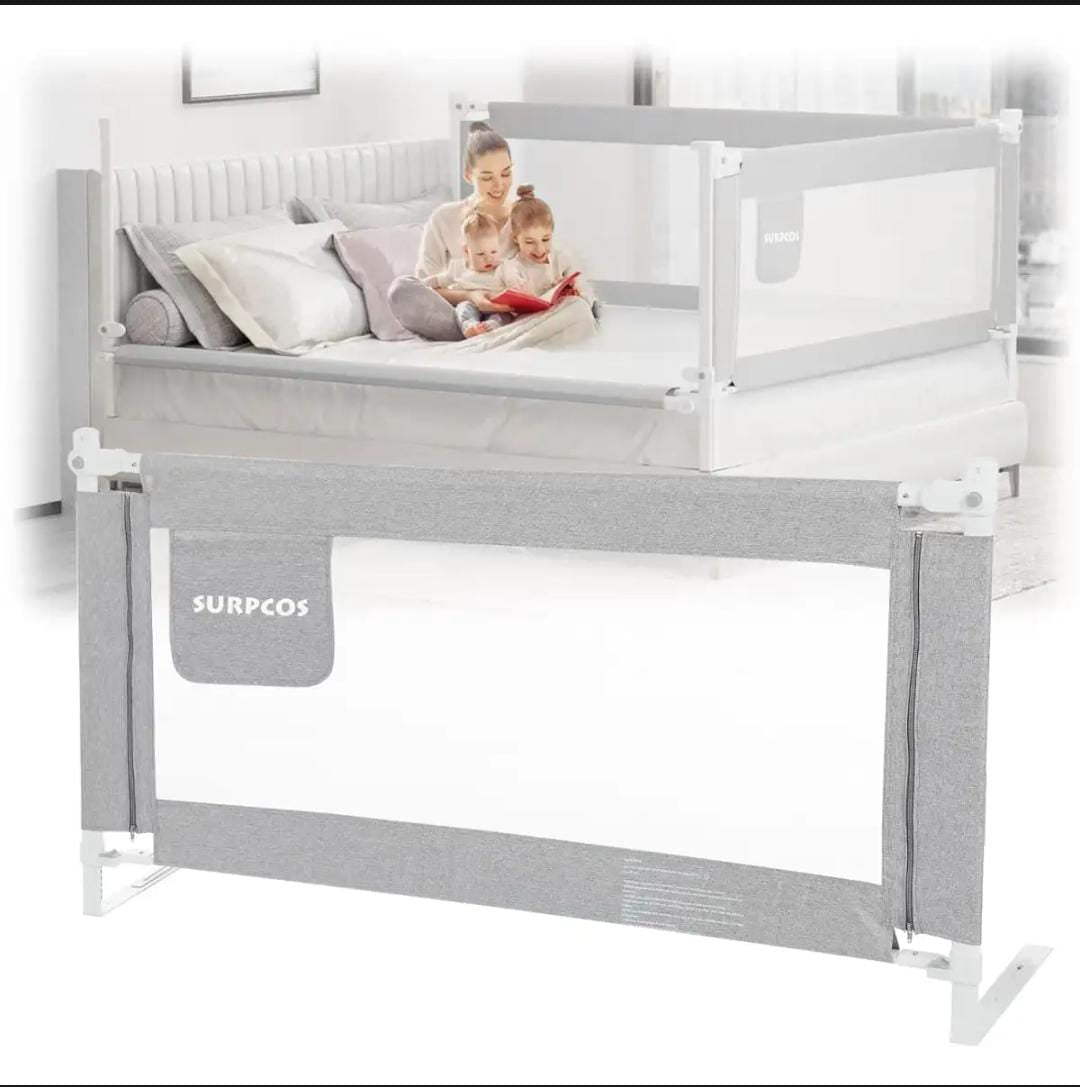 Single 1 piece Baby Bed Rail Guard For Baby Safety