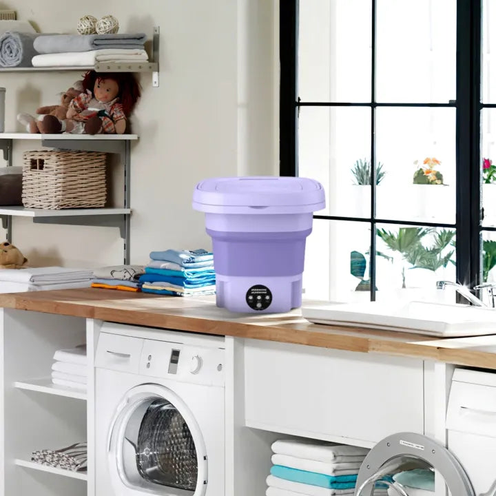 5l Portable Foldable Mini Washing Machine for Kids Clothes
