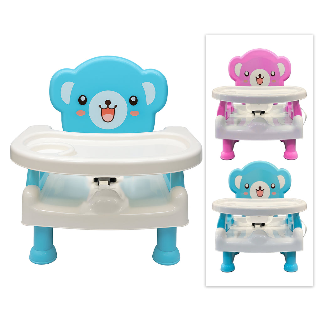 Cute Bear Baby Feeding Chair with Removable Tray