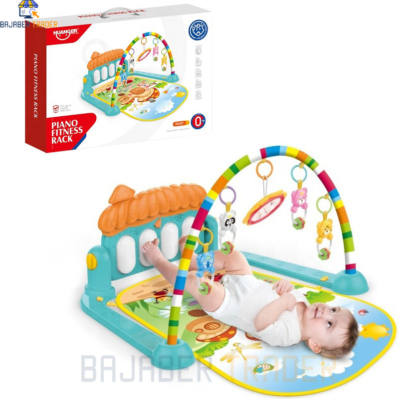 3 in 1 Baby piano fitness rack Top Quality  Baby Play Mat (IMPORTED)
