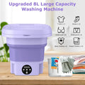 5l Portable Foldable Mini Washing Machine for Kids Clothes