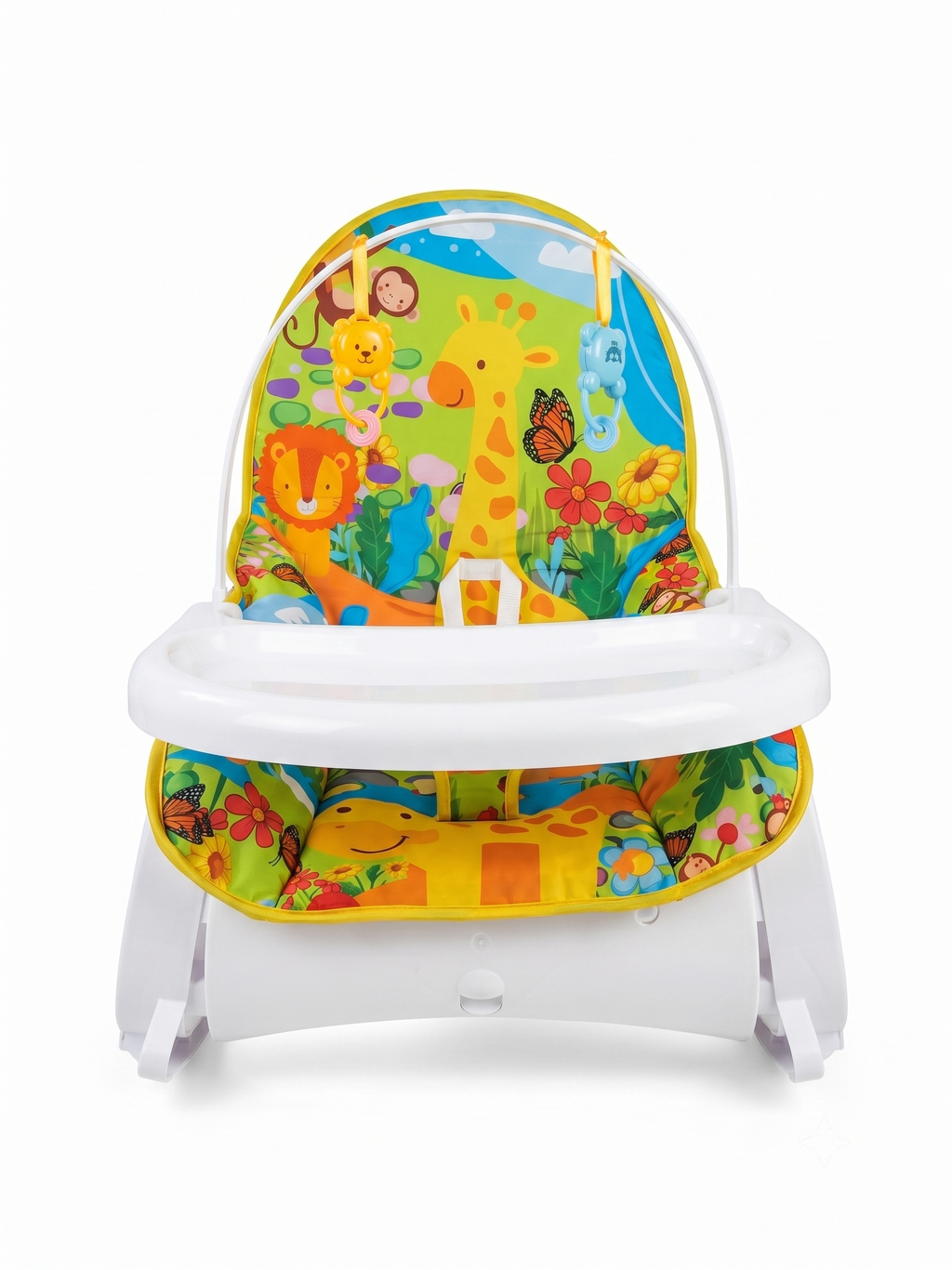 3-in-1 Baby Rocker Chair  Newborn to Toddler Feeding & Sleeping Seat