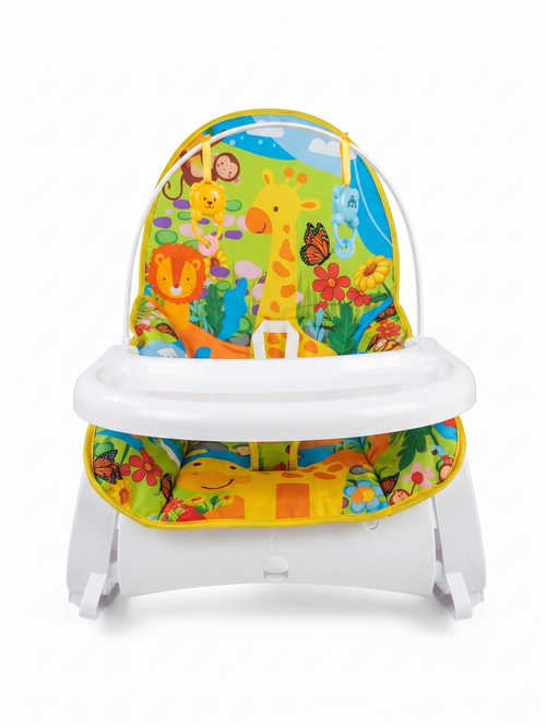 3-in-1 Baby Rocker Chair  Newborn to Toddler Feeding & Sleeping Seat