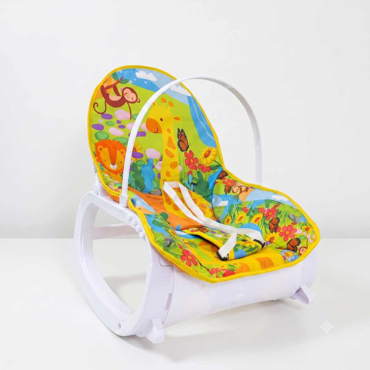 3-in-1 Baby Rocker Chair  Newborn to Toddler Feeding & Sleeping Seat