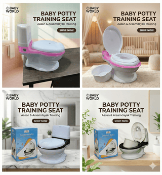 Kids Potty Training Toilet Seat | Baby Potty Chair with Lid