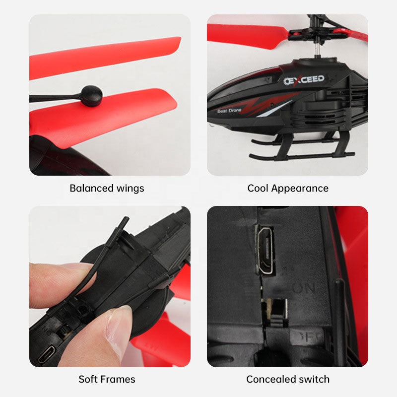 Remote Control Induction Flying Helicopter Toy