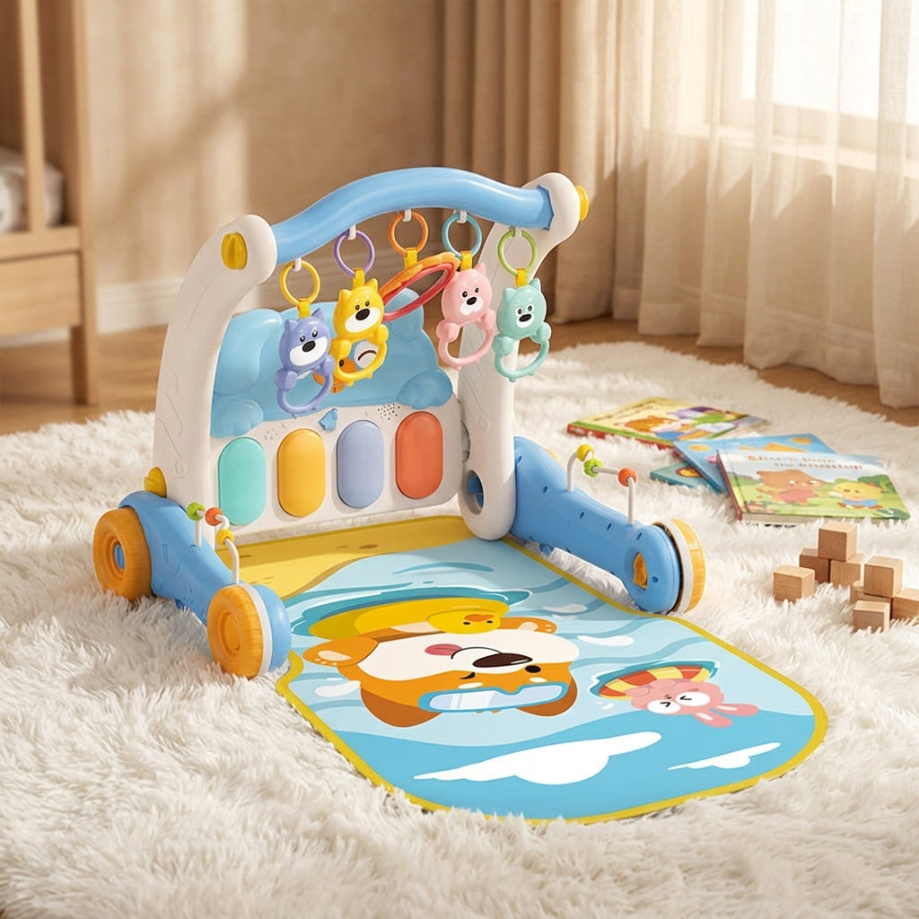 2 in 1 Baby Piano Rack & Walker (imported)