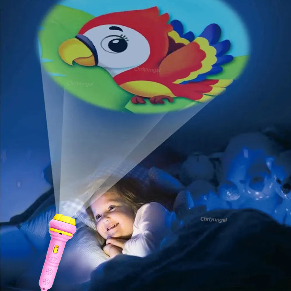 Kids Projection Flashlight Torch Toy