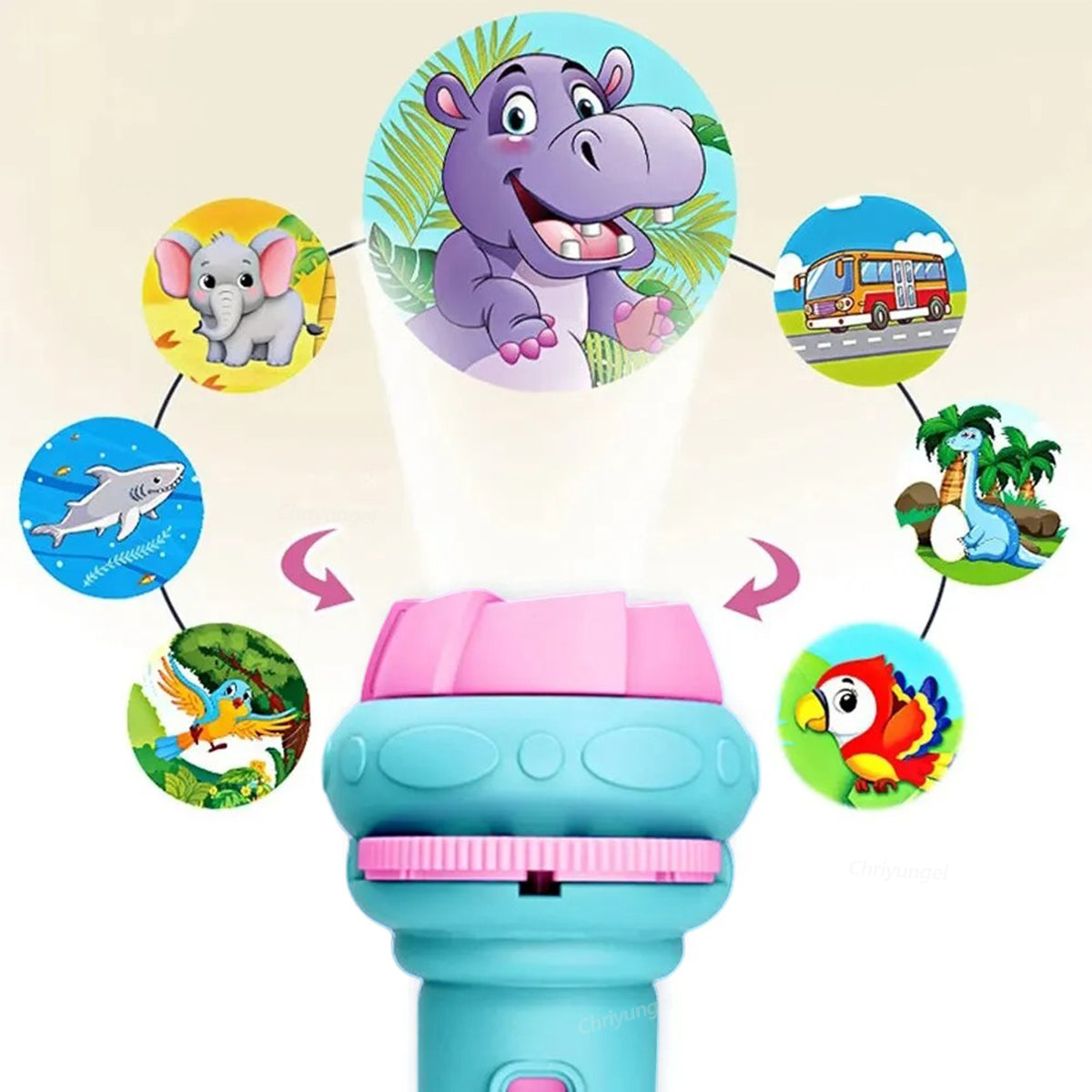 Kids Projection Flashlight Torch Toy