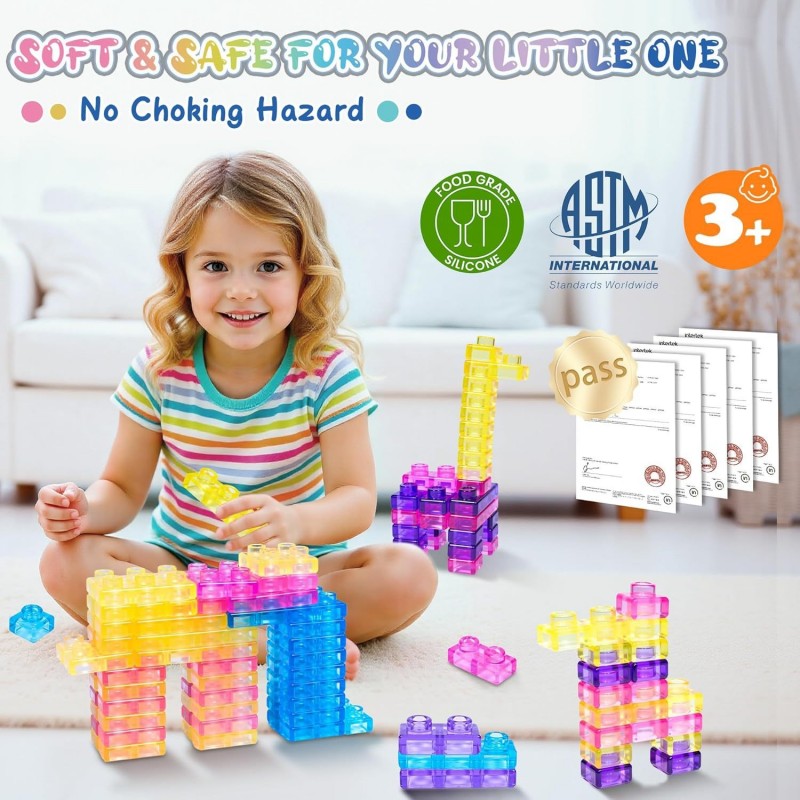 Jelly Brix Jelly Building Blocks 40 Pcs Set for Kids