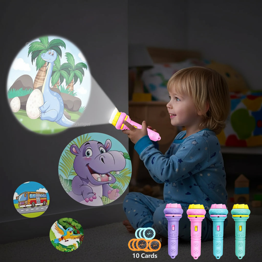 Kids Projection Flashlight Torch Toy