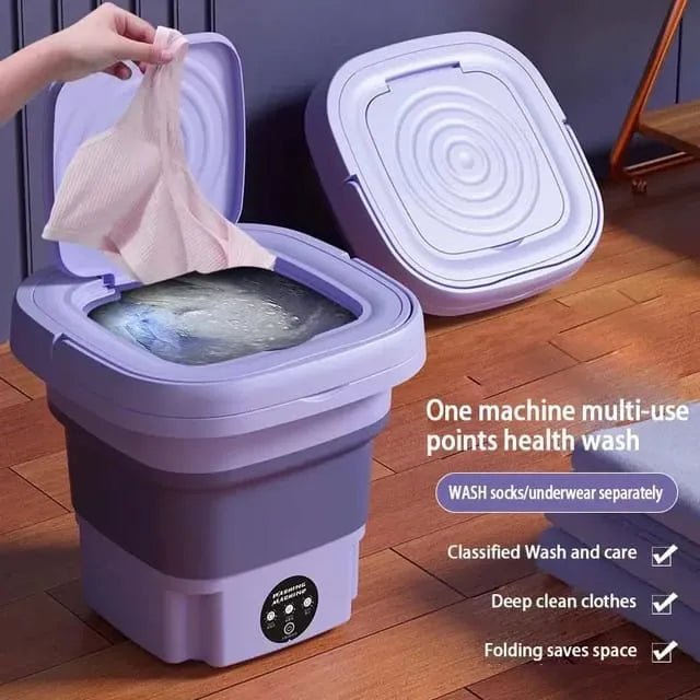 5l Portable Foldable Mini Washing Machine for Kids Clothes